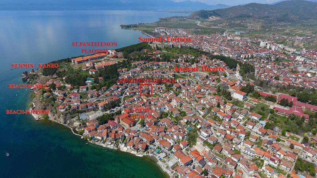 Apartment Damjan Ohrid Bagian luar foto